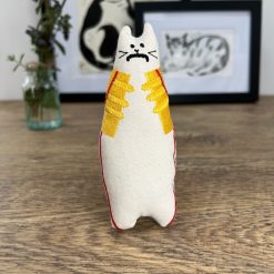 Freak Meowt Freddie Purrcury Handmade Canadian Catnip Kicker Toy for Cats