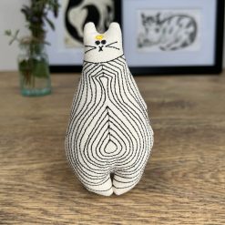 Handmade David Bowie Catnip Toy for Cats - Suffragette Kitty - Premium Canadian Catnip, 12cm