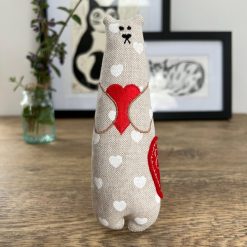 Freak Meowt Handmade Catnip Cwtch Bear Kicker Toy - Premium Canadian Catnip - 16cm - Gift for Cats