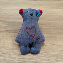 Freak Meowt Handmade Catnip Edward Bear Toy - Premium Canadian Catnip - 12cm - Gift for Cats