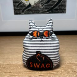 Freak Meowt Catnip Cat Burglar Toy for Cats - Fun Gifts with Premium Canadian Catnip, 10cm x 8cm, Handmade in Wales